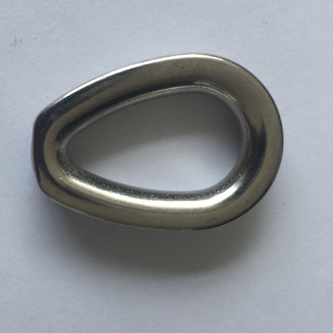 不锈钢铸造闭合套环 绳索打结保护套 源头工厂批发直销