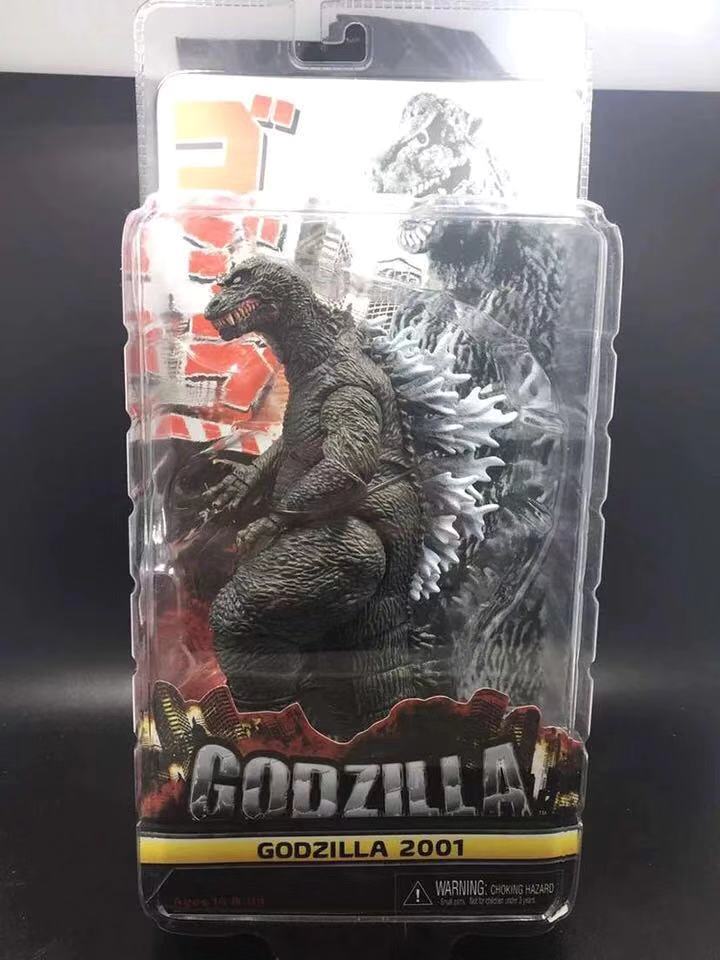 neca 恐龙 2001版哥斯拉 怪物怪兽7寸哥斯拉手办模型