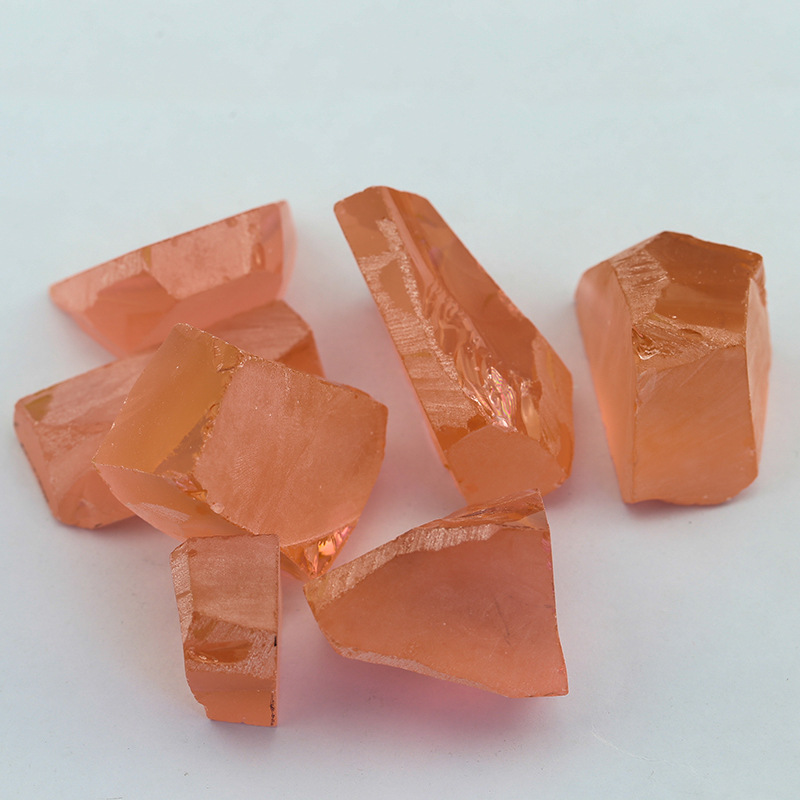 梧州人造宝石西陶 原石原料摆件装饰 宝石切割