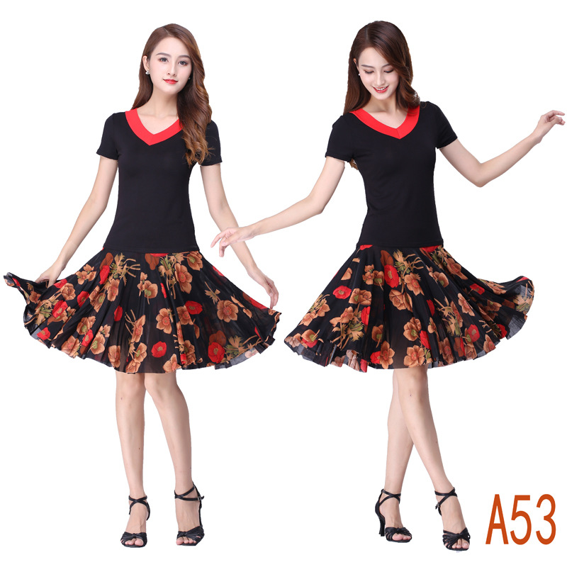 夏季新款女装广场舞服装半身裙 演出裙子 大摆裙母亲节日礼品赠品