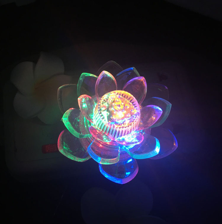 发光莲花小夜灯