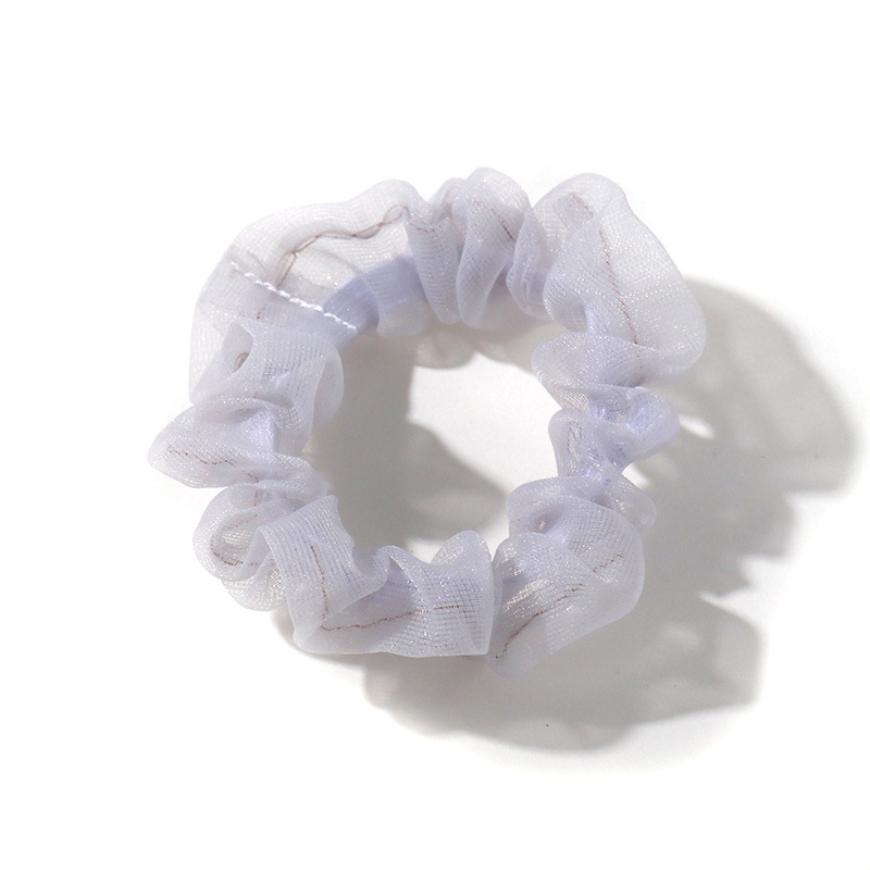 韩版新款欧根纱大肠发圈ins超仙简约大肠圈皮筋网红森女系发饰