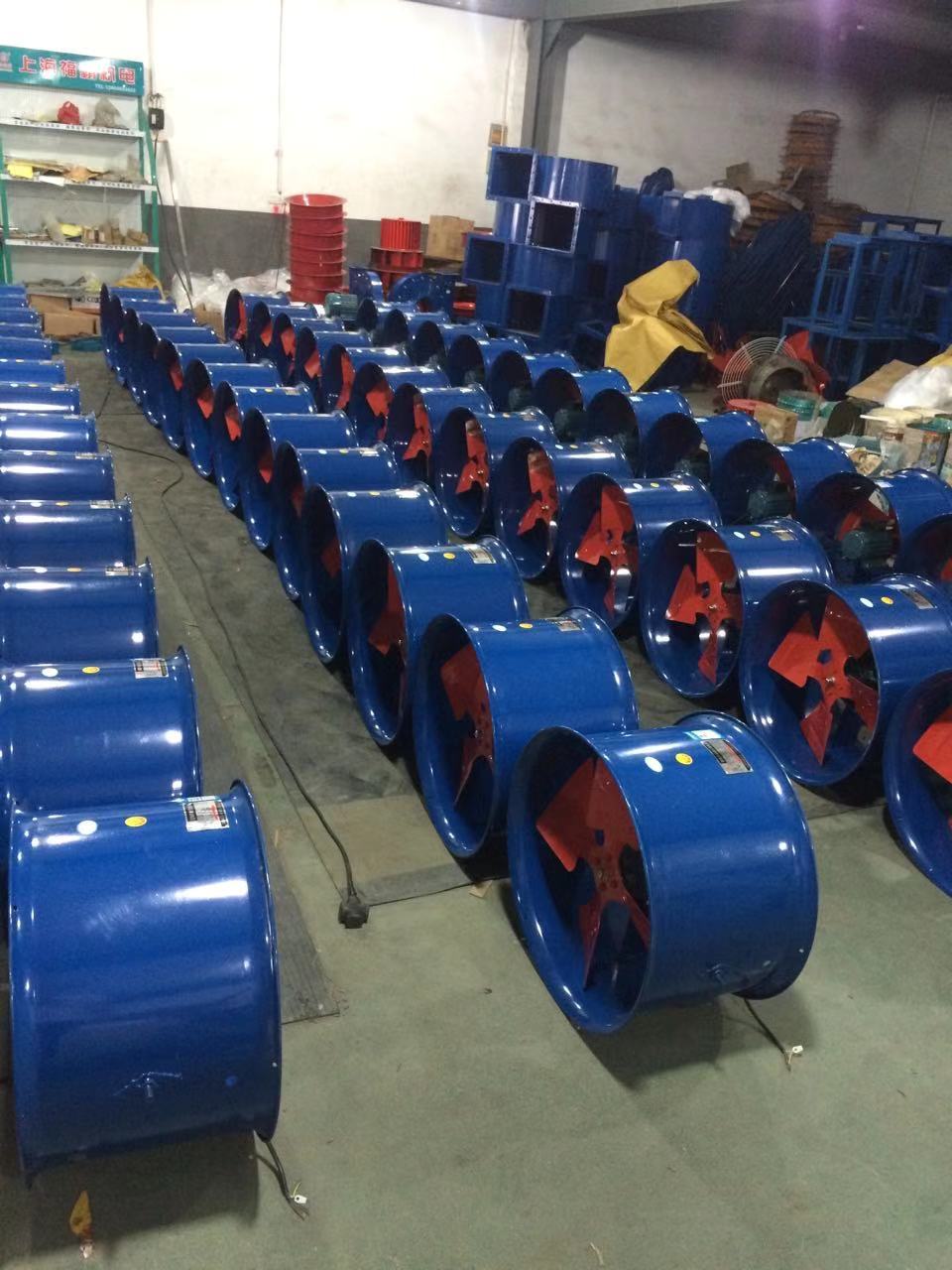 sf轴流风机 工业排风扇吹冷降温风机220v380v 低噪音管道岗位风机