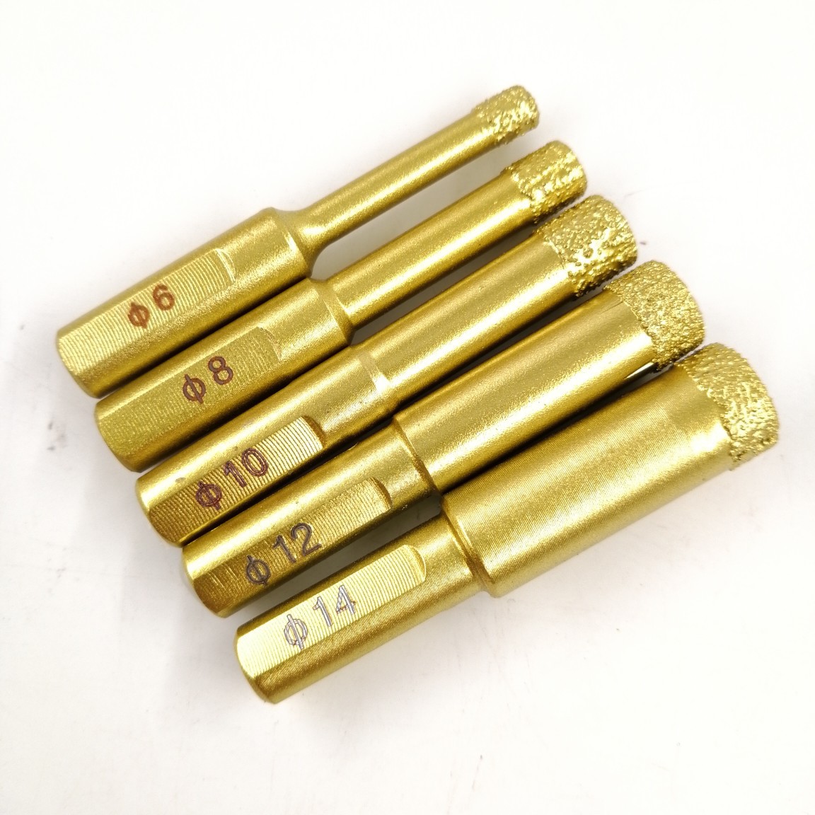 工厂直营金刚石钻头钎焊开孔器大理石干打瓷砖混泥土玉石扩孔器