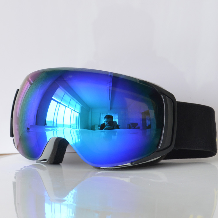 新款定制款 防风沙防紫外线滑雪眼镜防雪盲滑雪装备可卡近视#7039