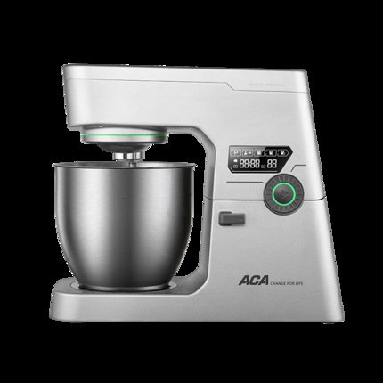 aca厨师机揉面机和面机家用小型商用7l活面搅拌多功能全自动ec900