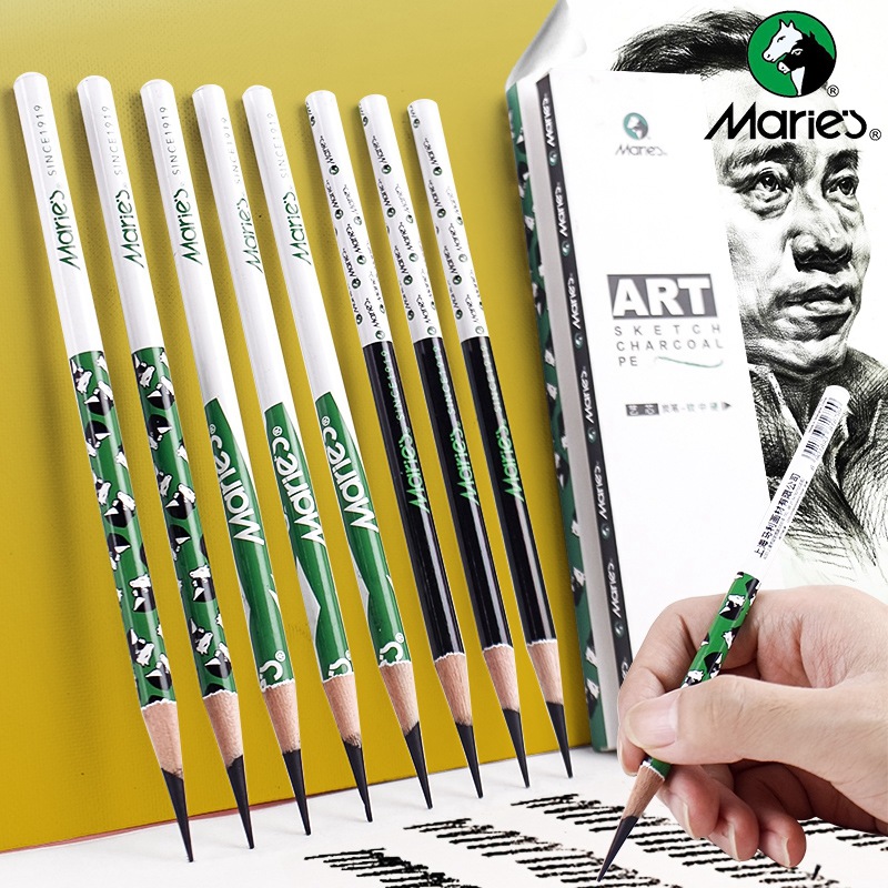 马利炭笔c7310炭画铅笔艺术家绘画炭笔c7370碳笔素描速写炭笔碳条