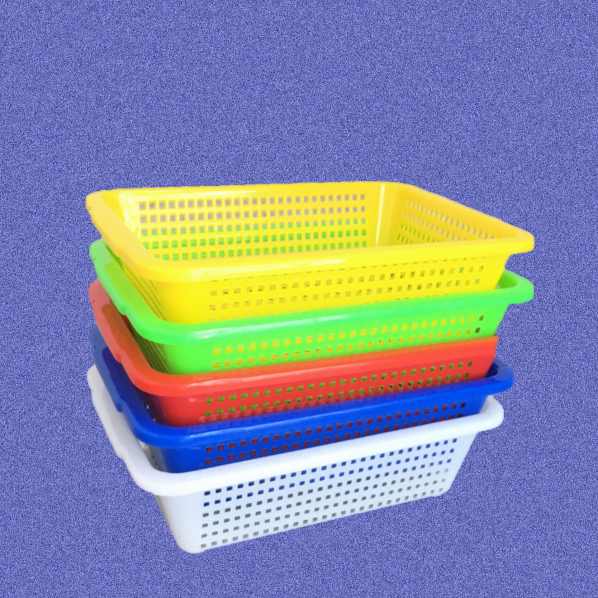 包邮装东西的菜框子装货厨房塑料篮子洗菜沥水篮长方形大号收纳筐