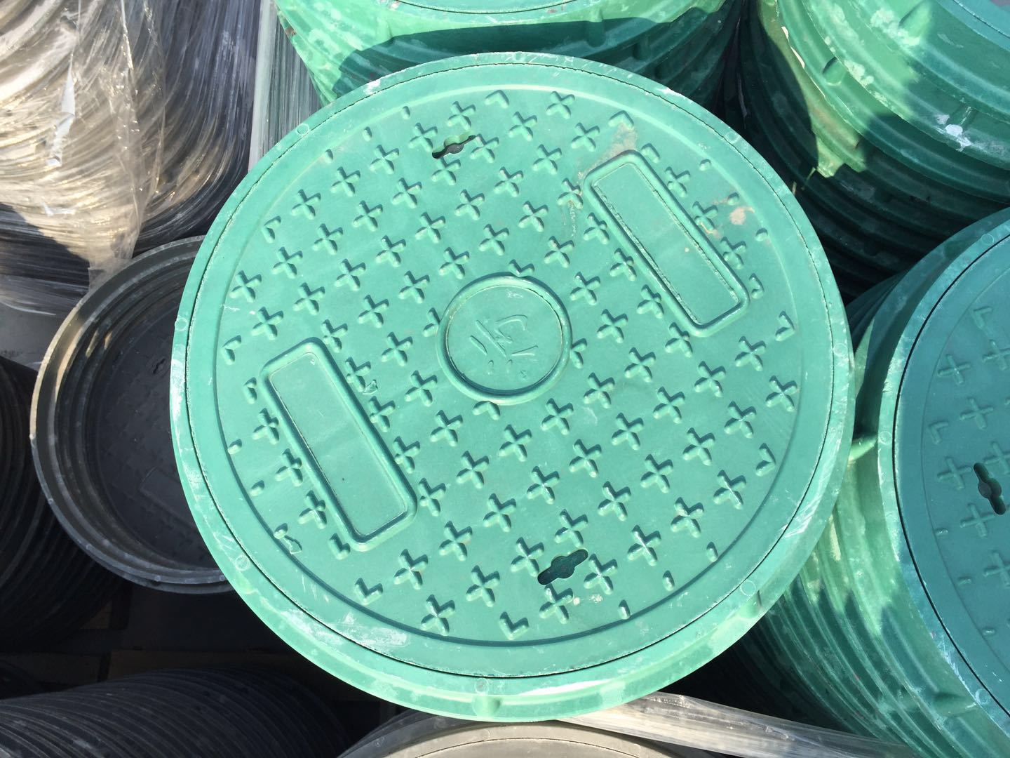 树脂复合圆形方形井盖园林绿化强电弱电沙井盖手孔雨水污水窨井盖