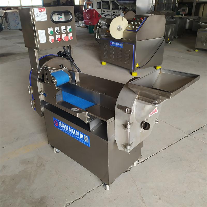 台湾全自动切菜机 大型商用土豆切丝机白萝卜切片红萝卜切丁机