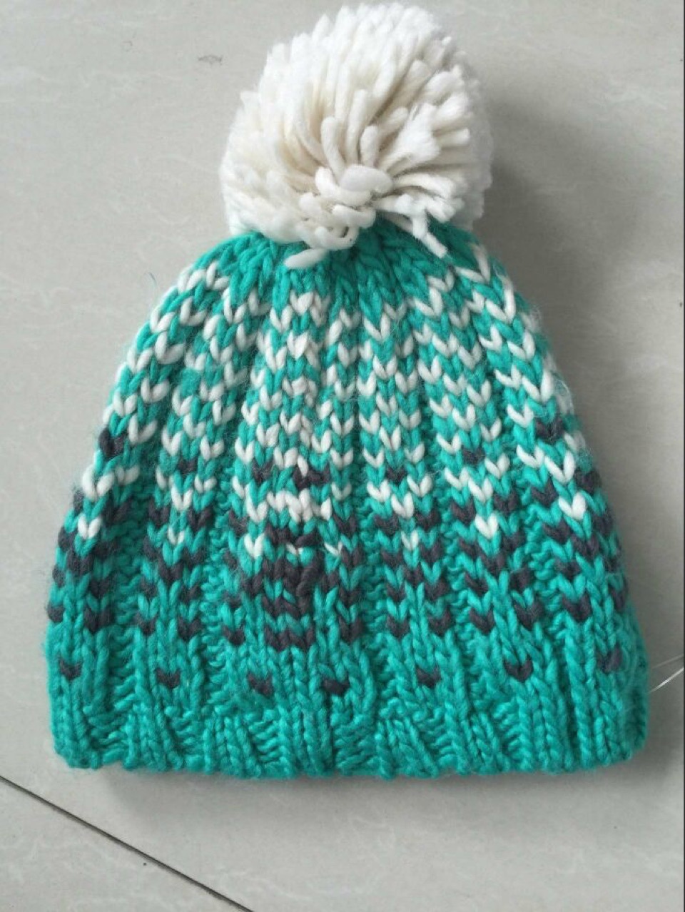 冰岛毛手勾帽 秋冬针织帽 秋冬儿童毛线帽子