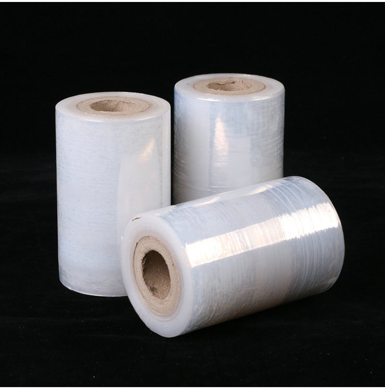 10cm小缠绕膜 拉伸膜 pe缠绕包装膜电线礼品包装