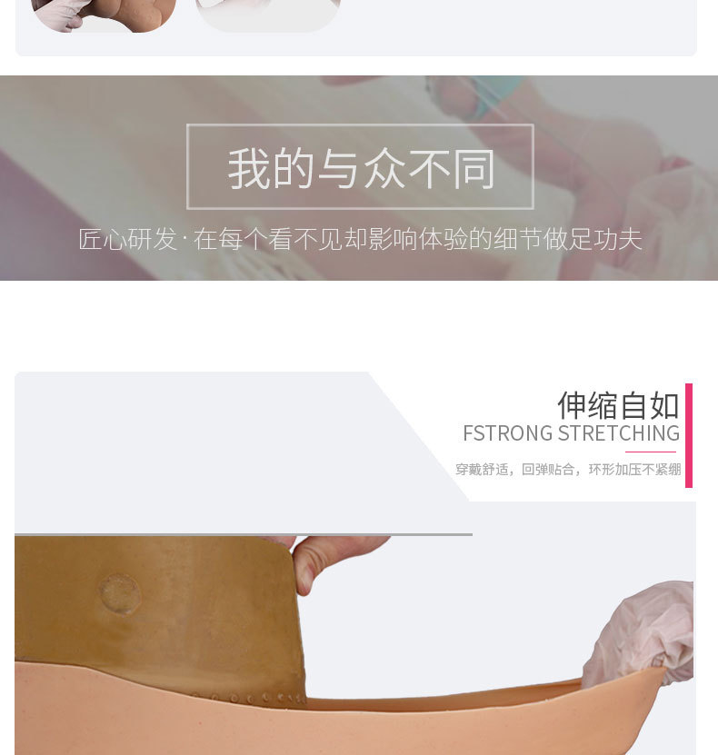 伪娘假阴裤六代 cosplay硅胶假胸配套塑形提臀可插入用品男用内裤