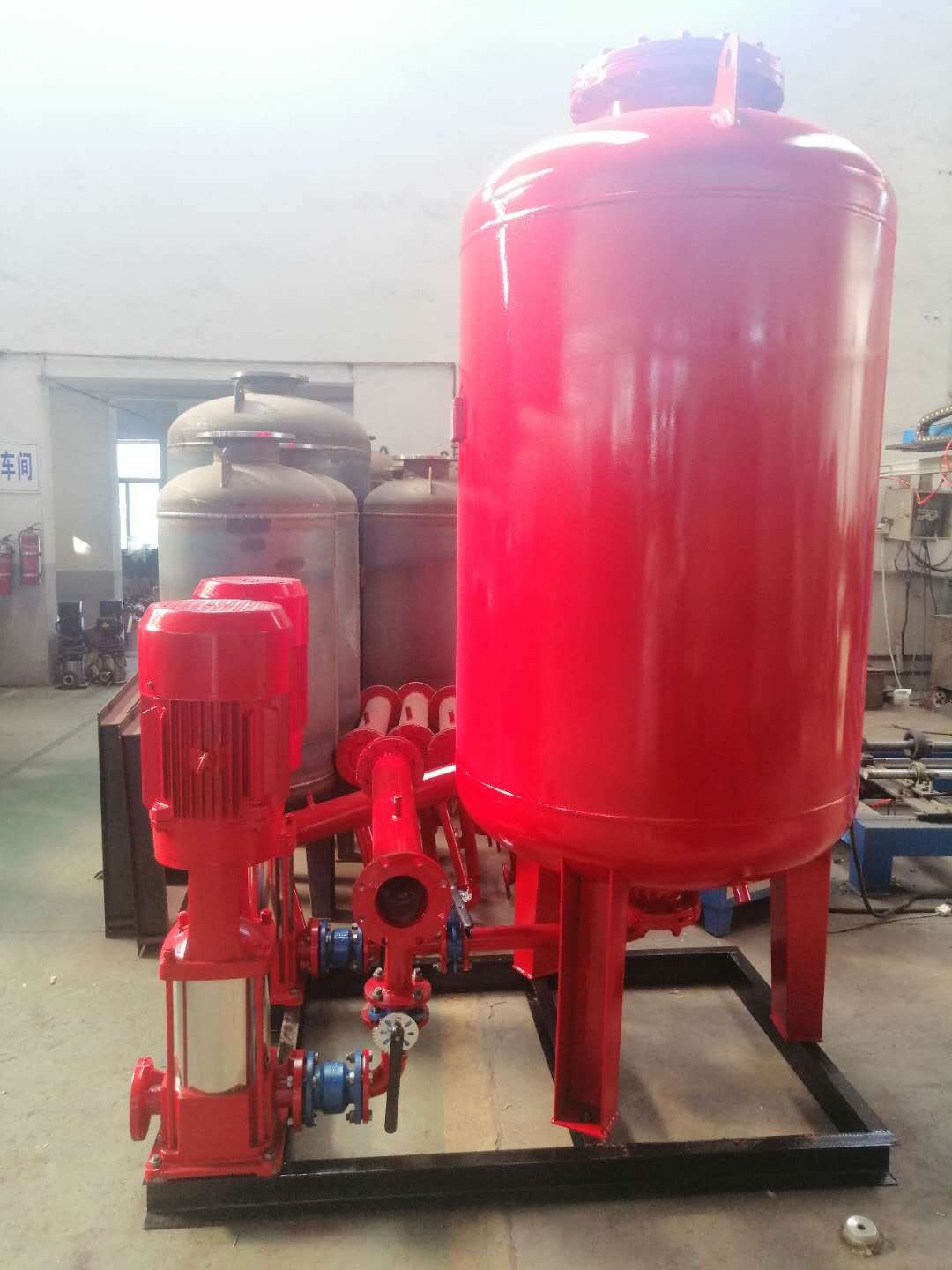 5kw稳压泵sql800*0.6mpa立式隔膜气压罐zw(l)消防增压稳压设备
