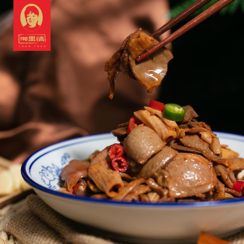 半成品菜鸭四宝200g酒店饭店餐饮特色冷冻食材湘菜小炒私房菜原料