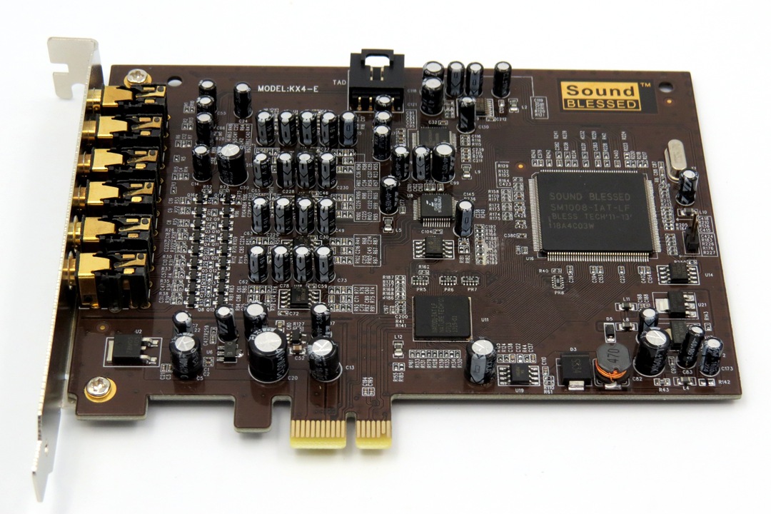 1内置a5台式电脑 pci-e 声卡创新网络k歌喊麦