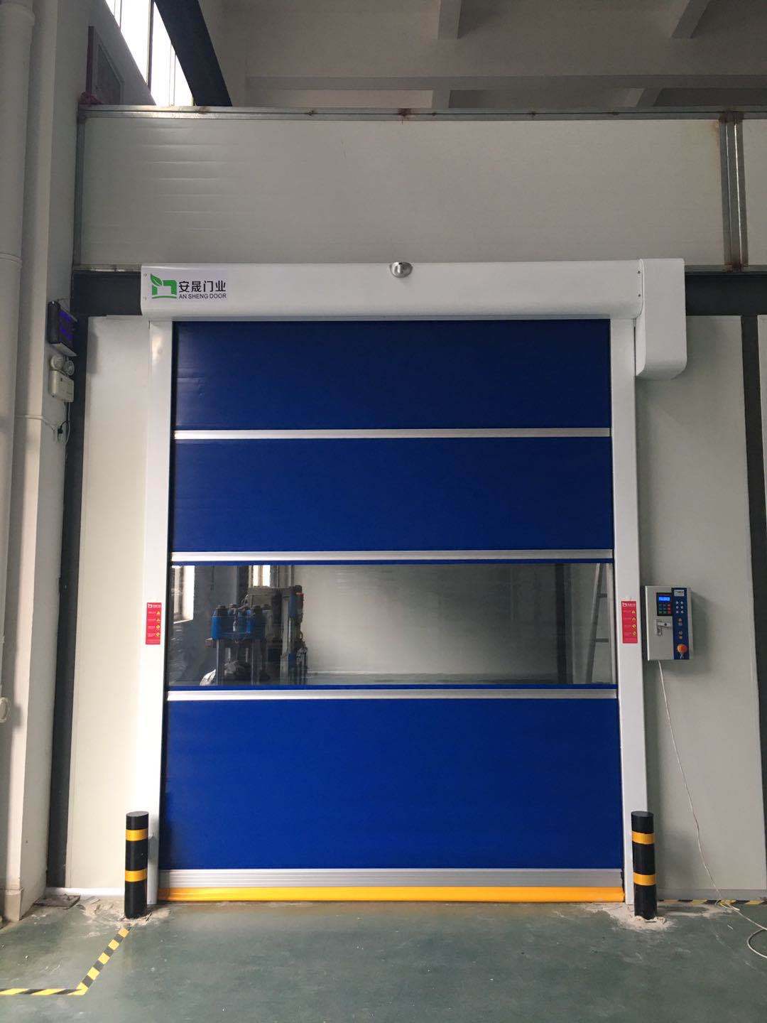 厂家定制 pvc快速卷帘门模具车间隔断门自动升降感应门工业快速门