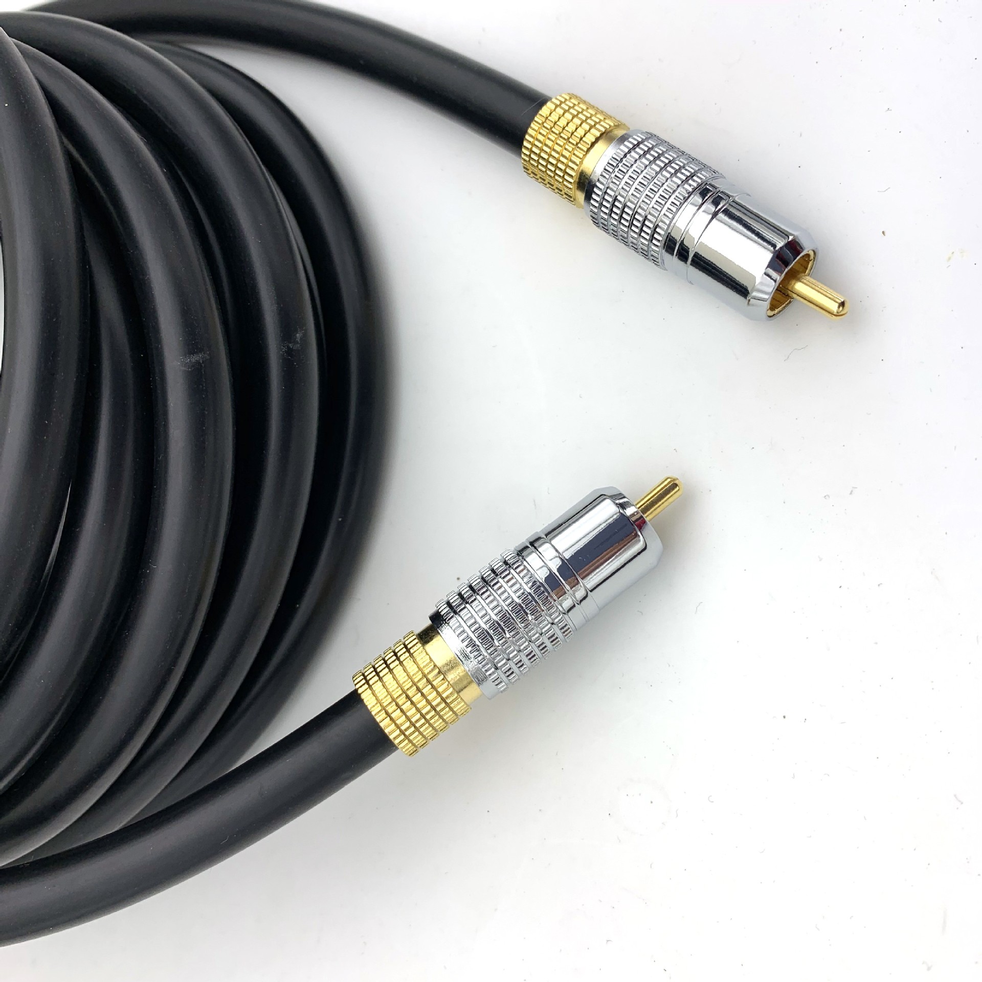 发烧hifi数字音频同轴线 coaxial75欧姆低音炮线spdif线莲花线