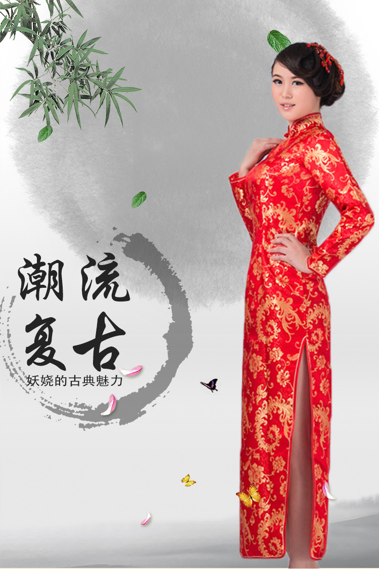 民国织锦缎秋冬新款棉披风公主装贵妃摄影写真影楼舞台演出服服装