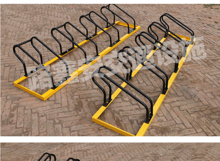 厂家小区路边自行车停车架铁质电动车摆放架螺旋停放架车位架定制