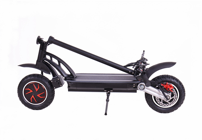 10寸双驱动越野电动滑板车踏板双驱可折叠成人代步代驾双电机滑板