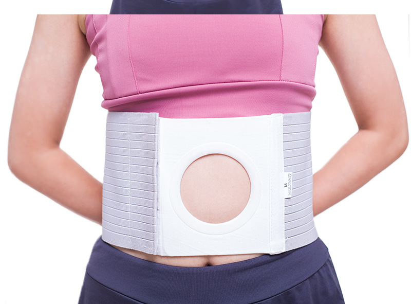 厂家造口腹带弹力造口护腰带开孔松紧加固定护腰围批发