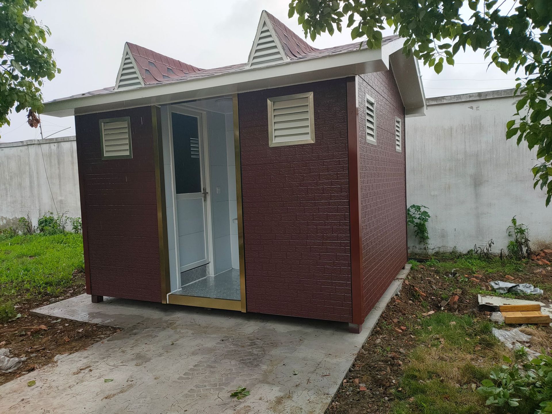 304不锈钢简易户外移动厕所定制环保不锈钢移动厕所