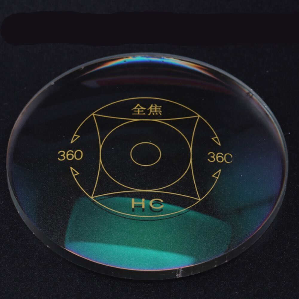 360度环焦树脂镜片1.61青少年功能镜片加硬加膜光学近视眼镜片