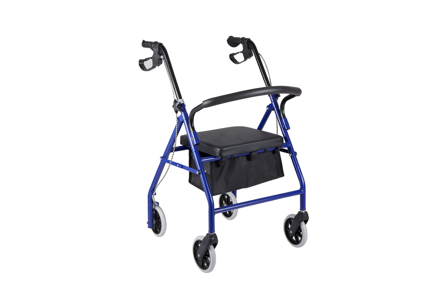 老年人手推车折叠轻便代步车铁制买菜购物车四轮助行器带座