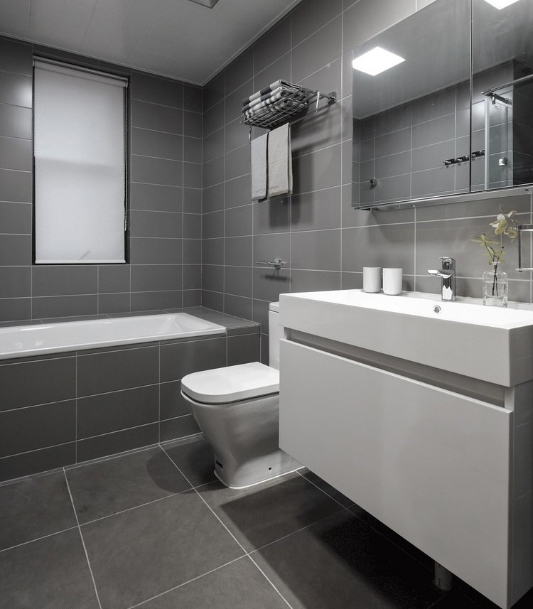 黑白灰瓷砖纯色仿古砖300x600厨房卫生间浴室防滑地砖800全瓷墙砖