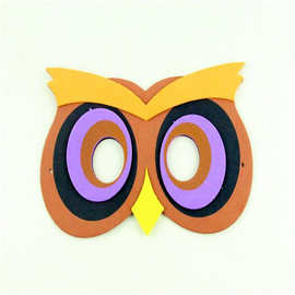 万圣节舞会派对面具 节日演出道具 eva公鸡面具 动物头套表演头饰