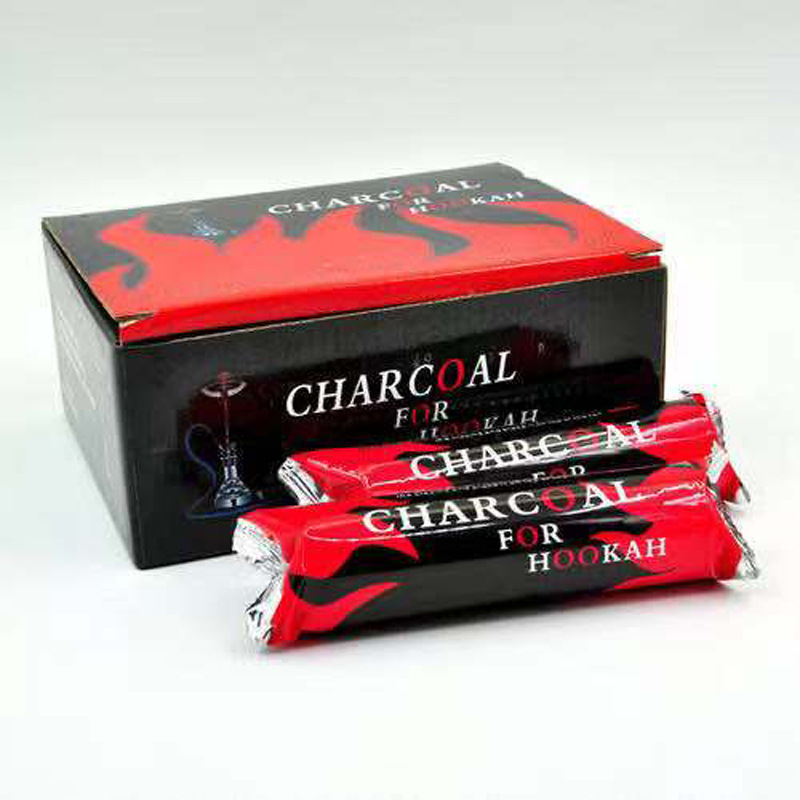 厂家直销 阿拉伯水烟碳 33mm速燃无烟炭水烟木炭 酒吧ktv跨境专供