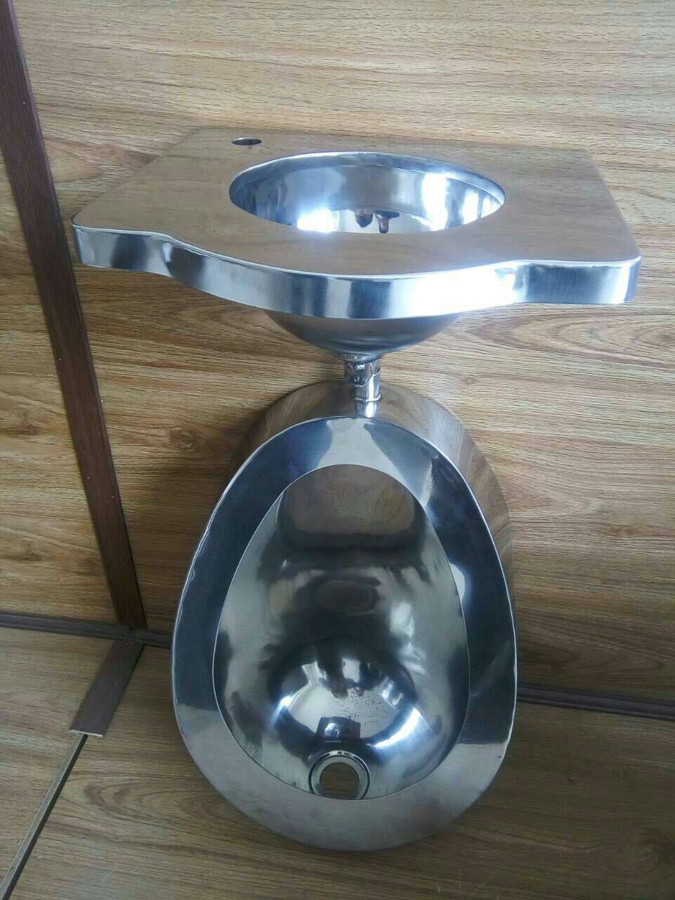 不锈钢免水冲小便器 男士用小便斗