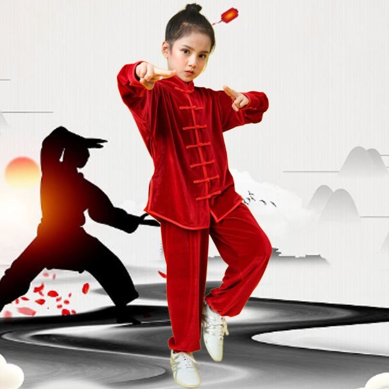男女服装武道服儿童武术练武服初高中学生跆拳道练功服武术表演装