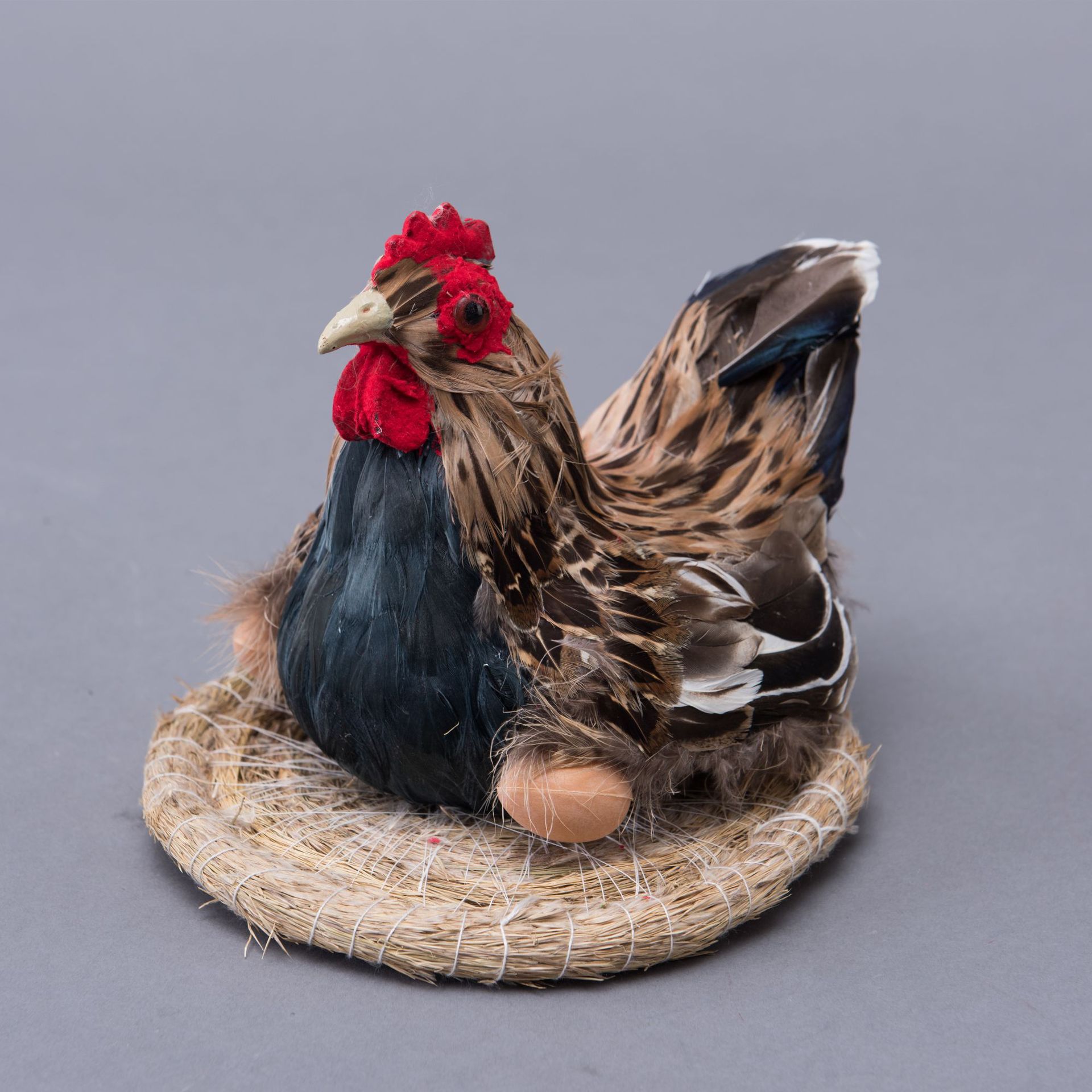 仿真母鸡动物标本孵蛋鸡模型下蛋母鸡摆件超市鸡蛋工艺品装饰道具