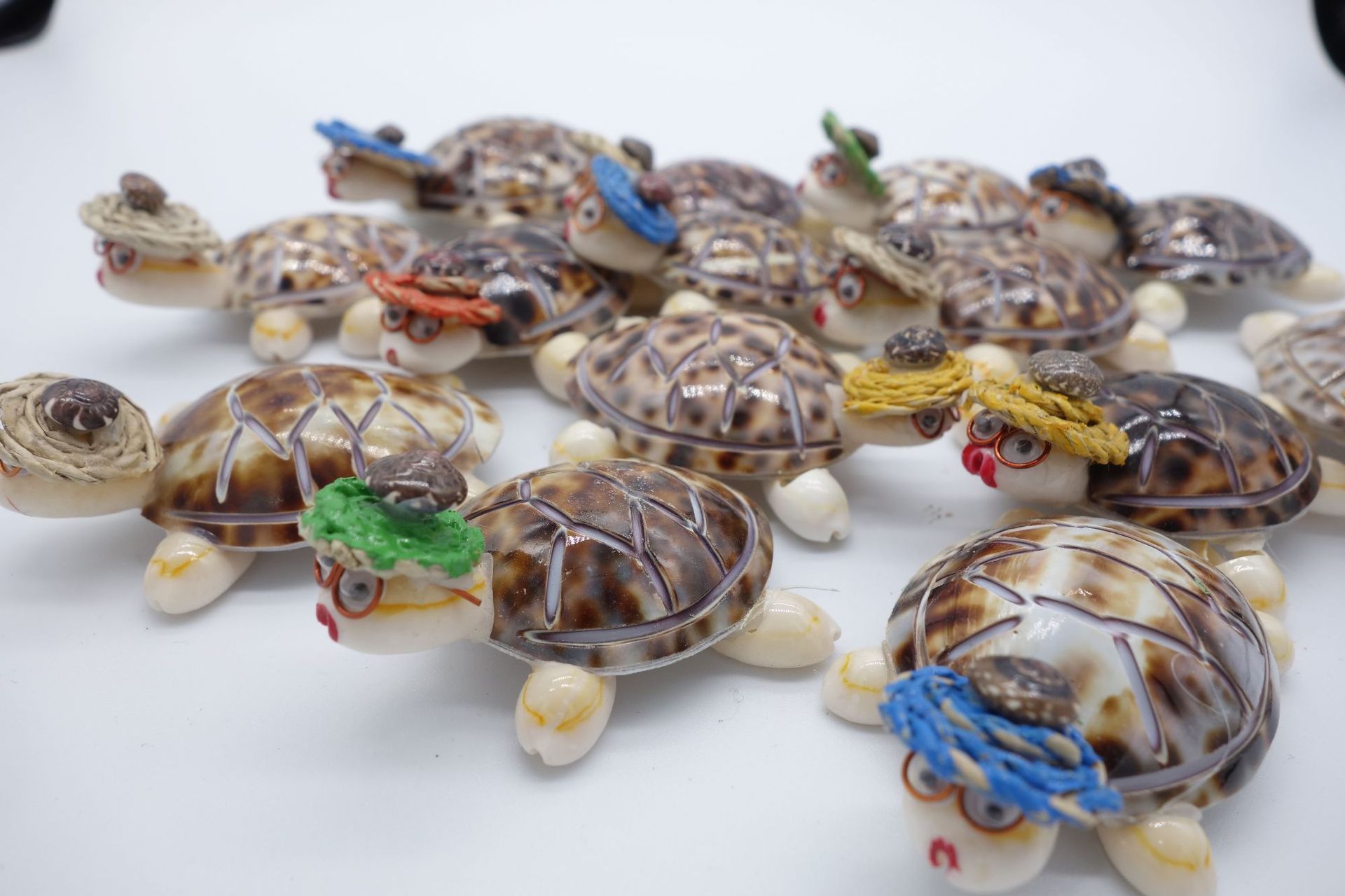小贝壳手工艺品地摊 厂家销售新款贝壳小乌龟旅游景点 欢迎询问