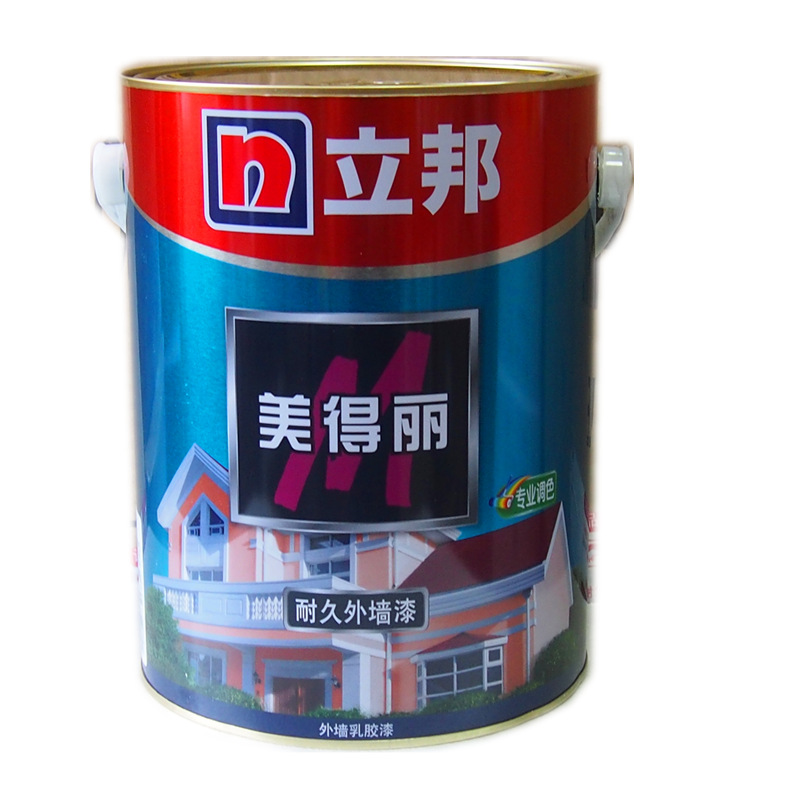 立邦漆 美得丽耐久外墙 乳胶漆防水 防霉 墙面漆5l-阿里巴巴