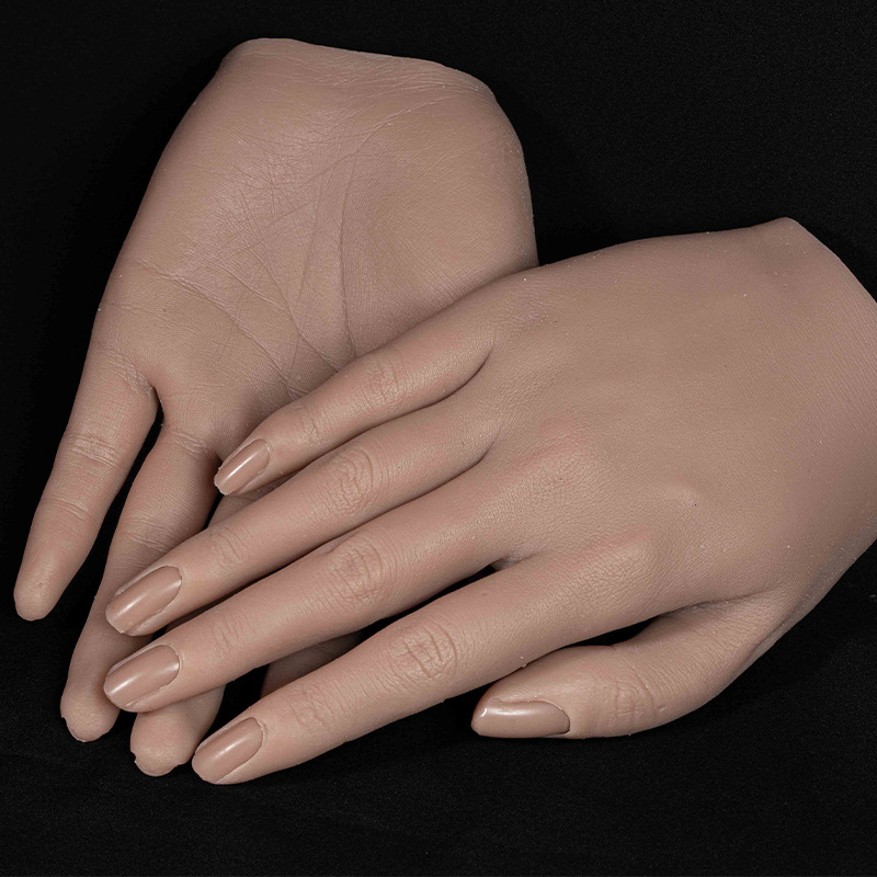 真人倒模手模型仿真手模硅胶假手医疗教学拍摄展示道具tgq02分指