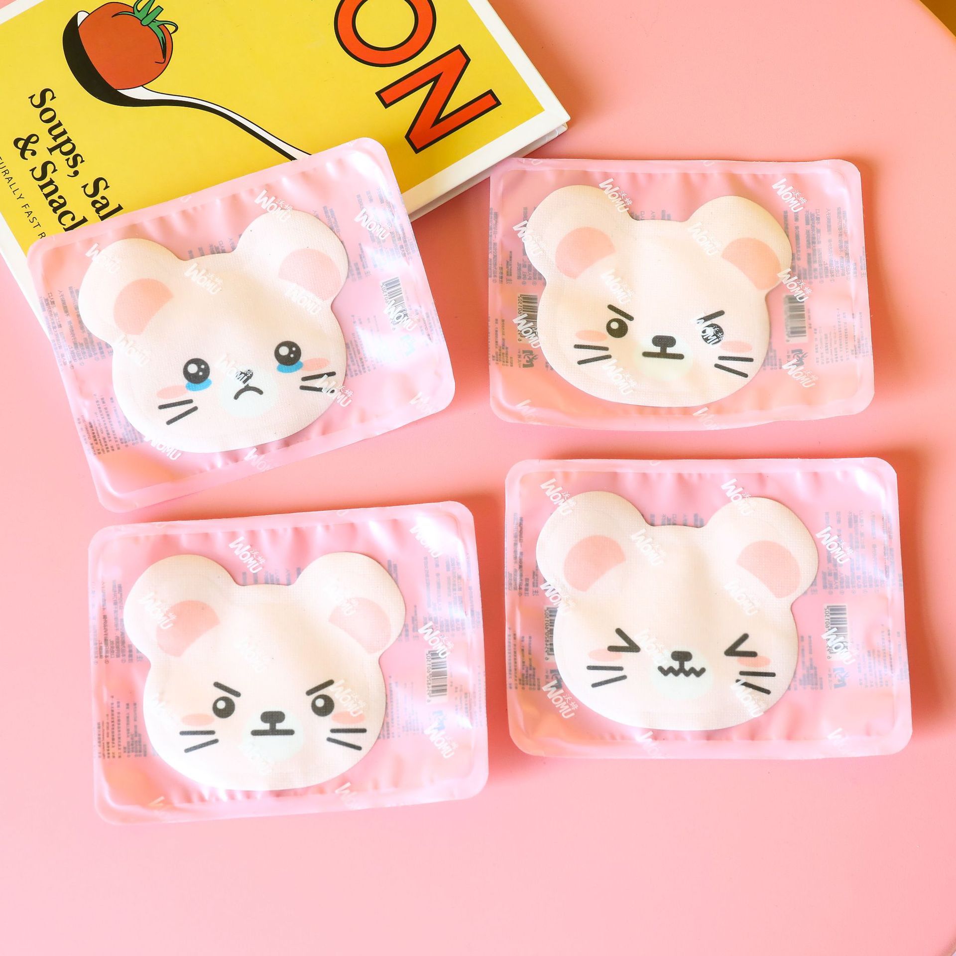 卡通暖宝宝 自发热猪猪发热暖手蛋学生儿童用大号发热贴狗狗暖贴