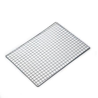 不锈钢方形烧烤网烧烤网夹烤鱼网夹蔬菜烤网