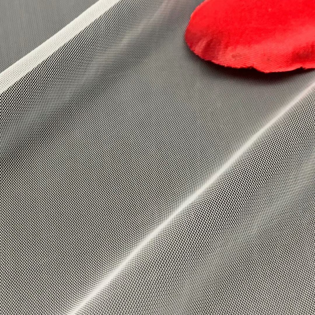 45a锦纶瑞士网 米兰网婚纱面料 尼龙特美 网纱绣花网布