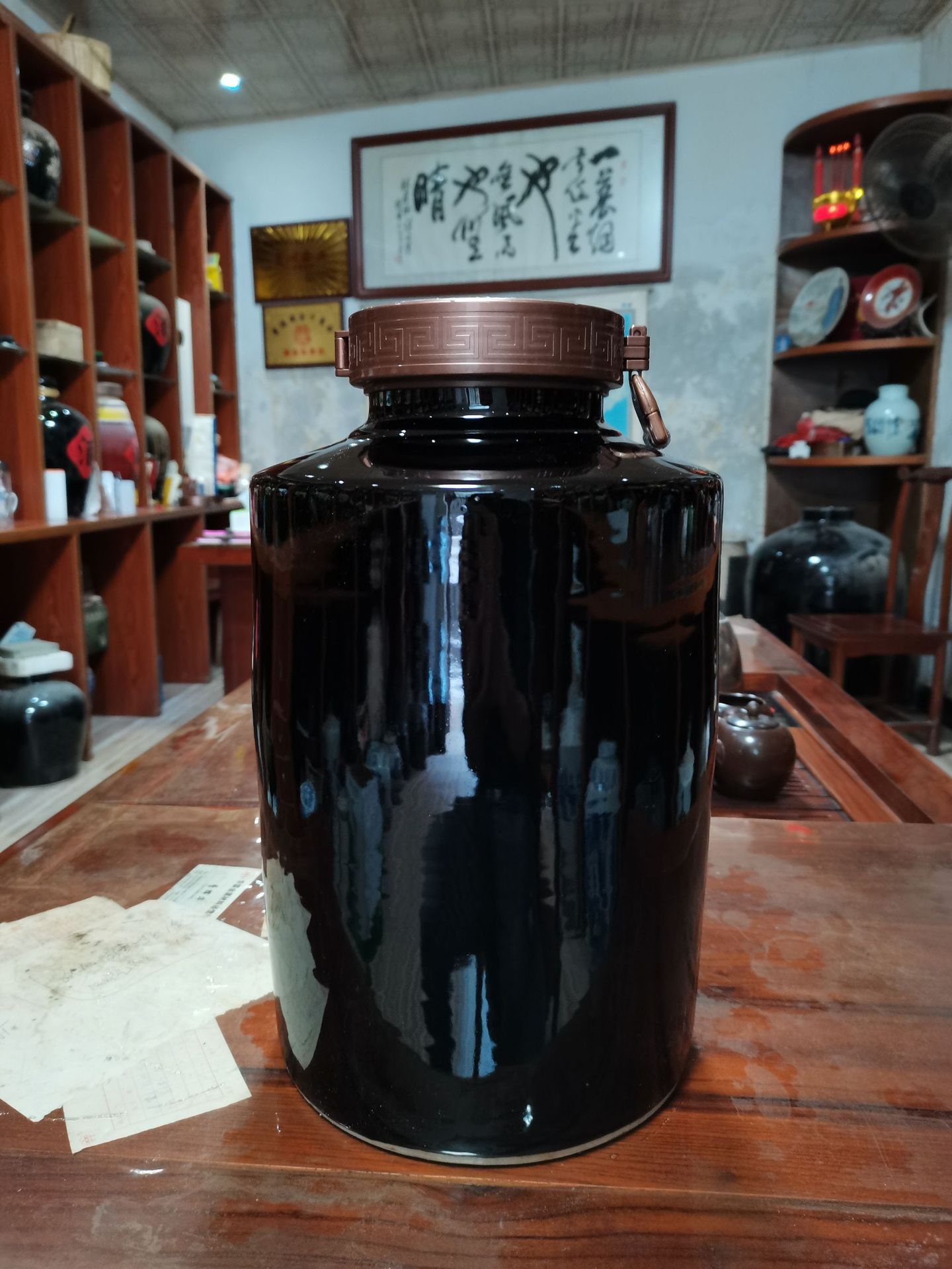 景德镇10斤陶瓷酒坛窖藏20斤30斤50斤100斤定制酒坛200斤大号酒坛