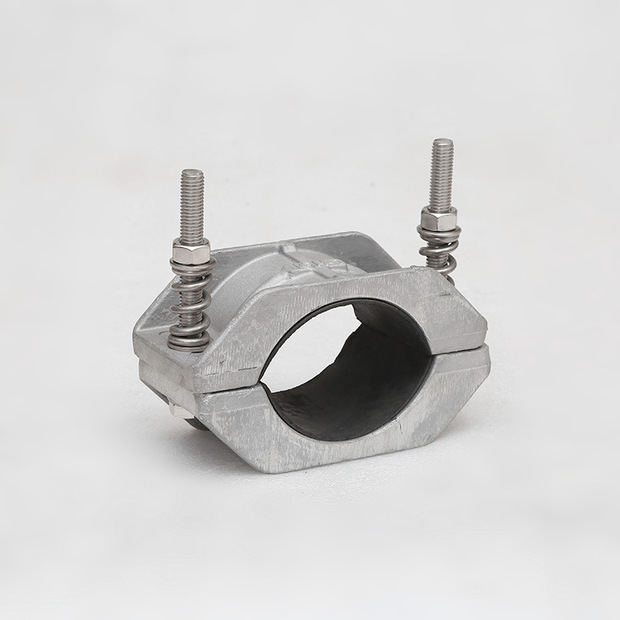 电缆抱箍单芯绕性带弹簧无磁电缆固定夹jgh-1铝合金电缆固定夹