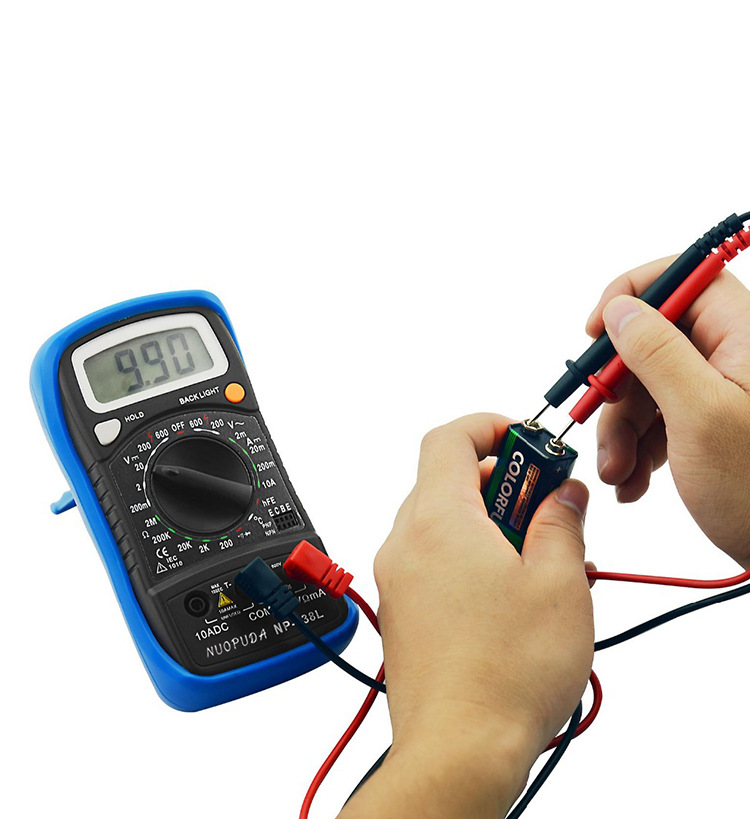 厂家直销数字万用表多功能数显万能表高精度电流电容测量电工仪表