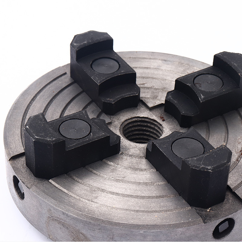 青岛厂家木工机械配件 车床手动卡盘6寸单动卡盘现货