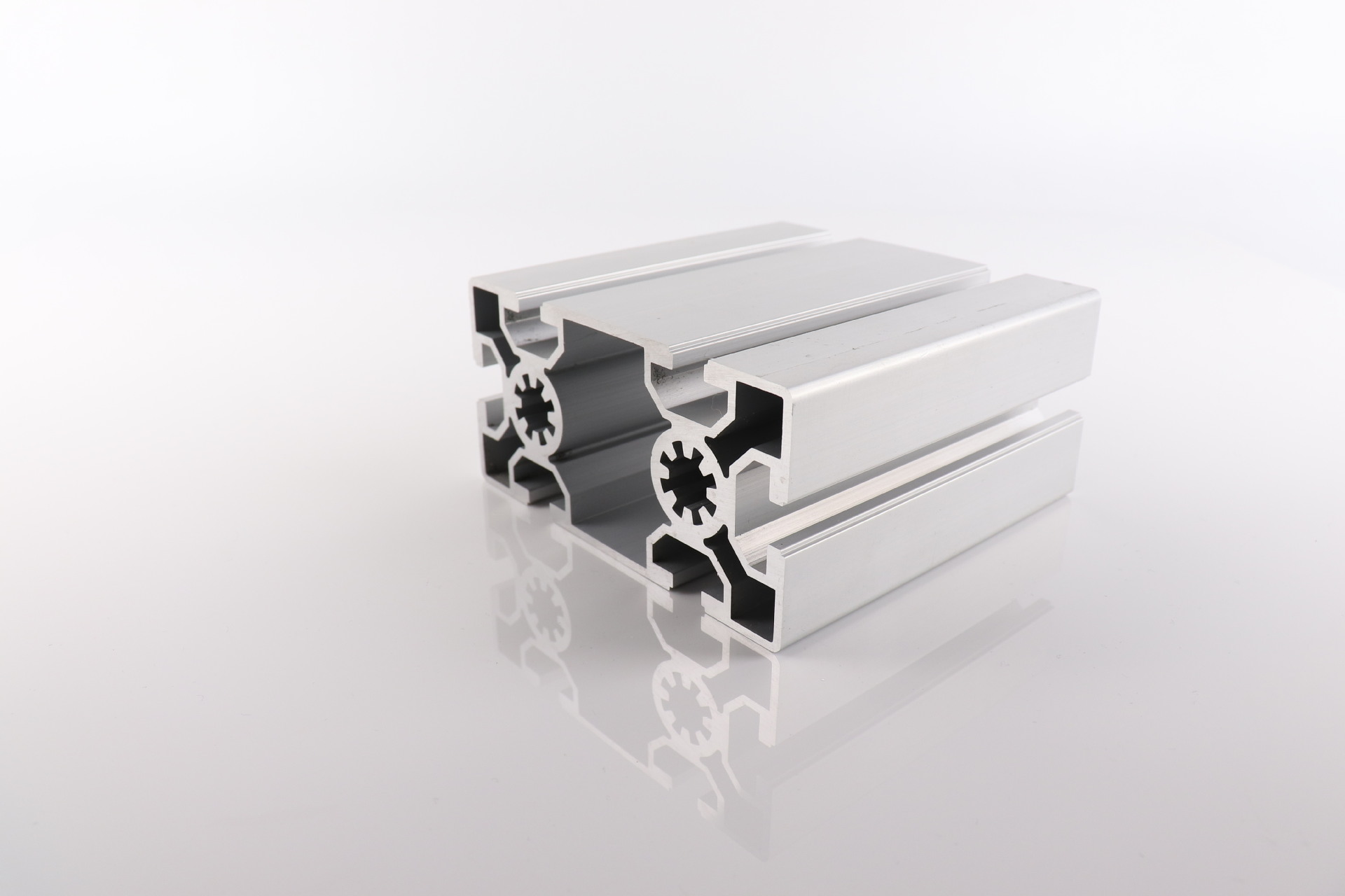 工业铝型材双槽50100槽8铝合金流水线设备框架切割打孔安装加工