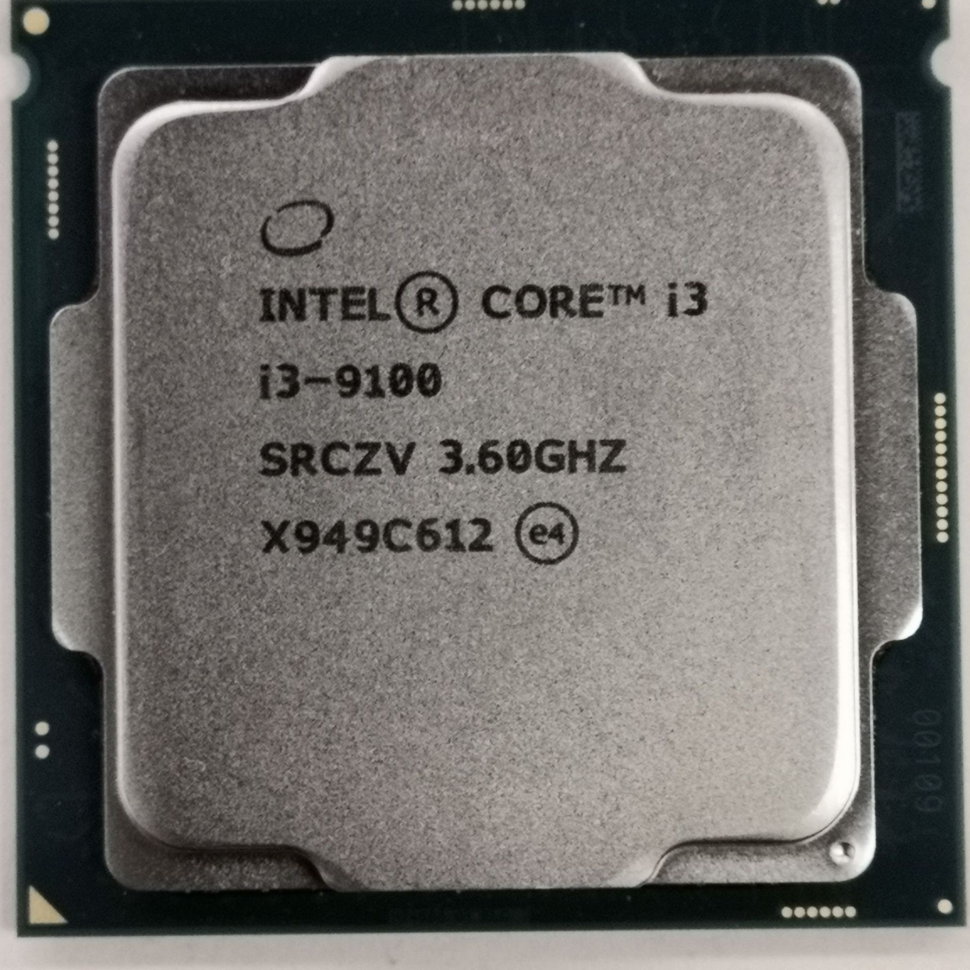 cpu i3-9100处理器散片一年质保3.6ghz主频6mb高速缓存lgga1151
