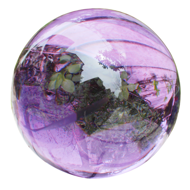 厂家批发k9料 记忆紫色水晶球客厅卧室装饰摆件摄影道具 紫气东来