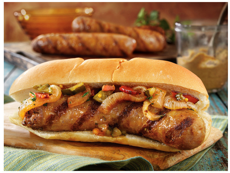 荷美尔图林根风味香肠 1.1kg 8cm 德国风味小香肠 烤肠 德式香肠