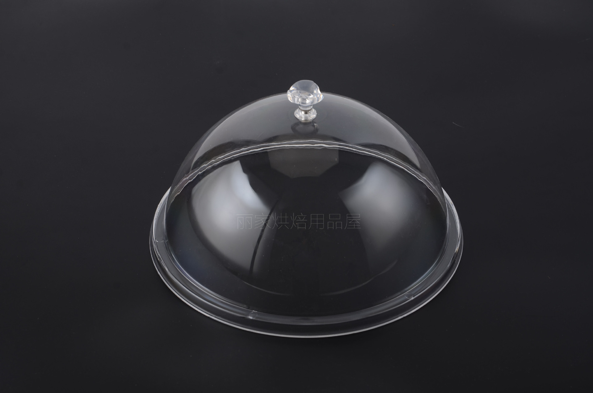 亚克力圆形食品盖餐盘盖点心水果菜盖透明塑料防尘保鲜盖盖菜罩